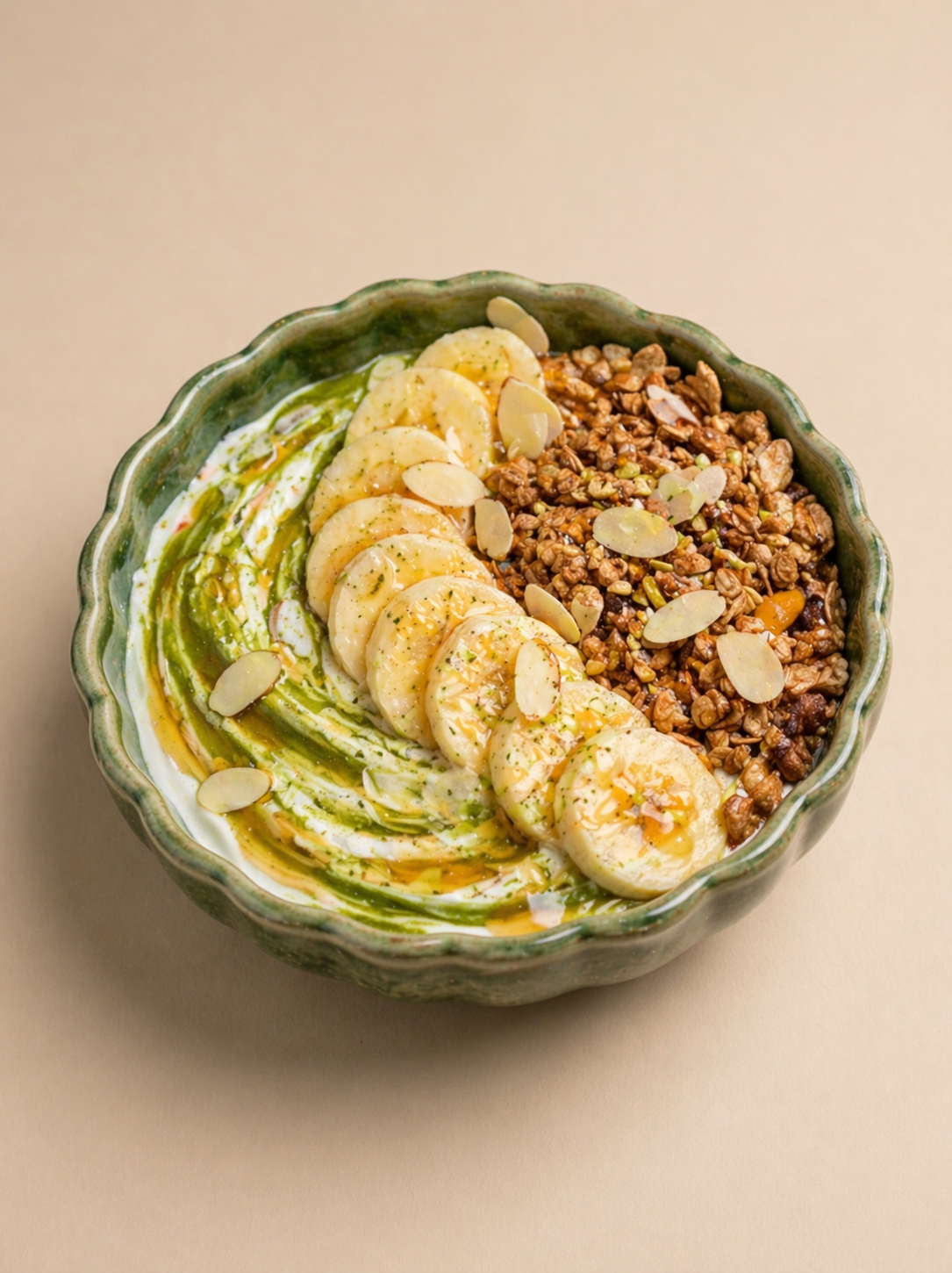 Granola Bowl Banane Matcha
